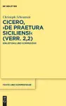 Cicero, >De Praetura Siciliensi cover