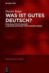Was Ist Gutes Deutsch? cover