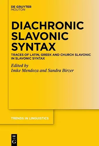 Diachronic Slavonic Syntax cover