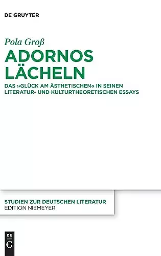Adornos Lächeln cover