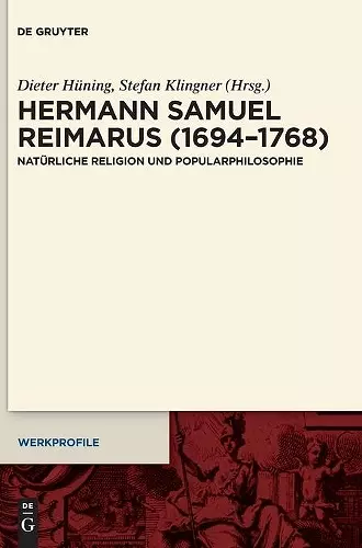 Hermann Samuel Reimarus (1694-1768) cover