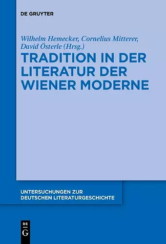 Tradition in der Literatur der Wiener Moderne cover