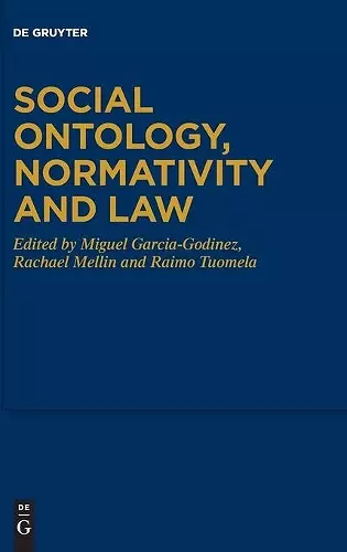 Social Ontology, Normativity and Law cover