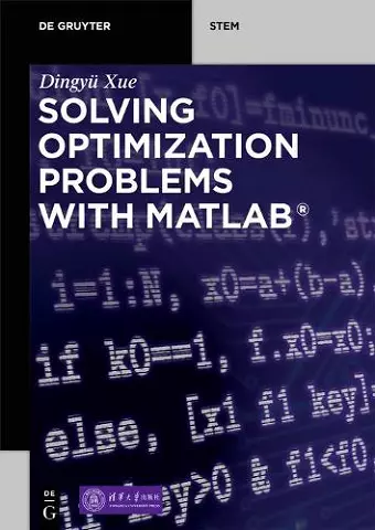 Solving Optimization Problems with MATLAB® cover