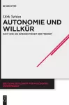 Autonomie Und Willkür cover