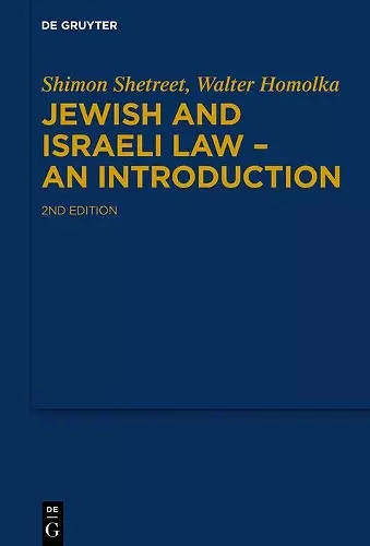 Jewish and Israeli Law - An Introduction cover