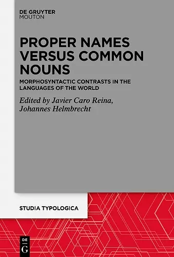 Proper Names versus Common Nouns cover