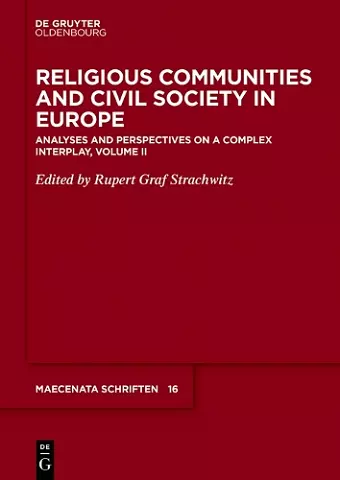 Religious Communities and Civil Society in Europe cover