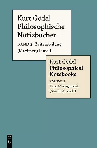 Zeiteinteilung (Maximen) I Und II / Time Management (Maxims) I and II cover