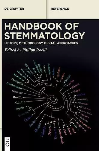 Handbook of Stemmatology cover