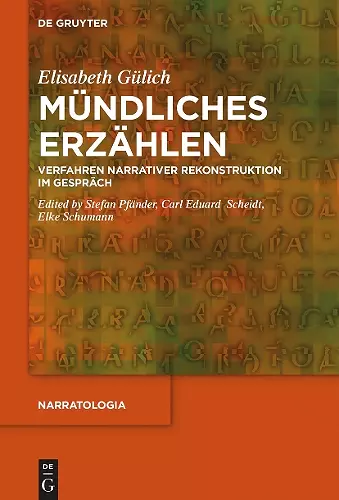 Mündliches Erzählen cover