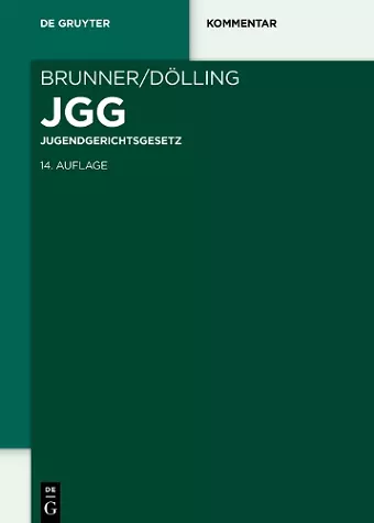 Jugendgerichtsgesetz cover