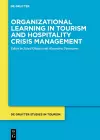 Organizational learning in tourism and hospitality crisis management cover