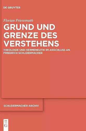 Grund Und Grenze Des Verstehens cover