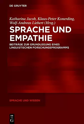 Sprache und Empathie cover