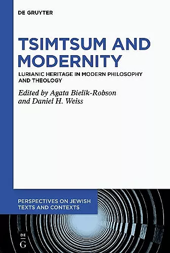 Tsimtsum and Modernity cover