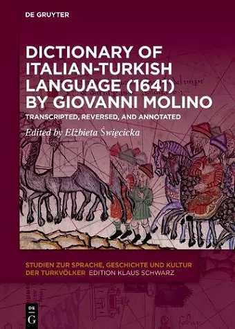 Dictionary of Italian-Turkish Language (1641) by Giovanni Molino cover
