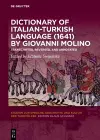 Dictionary of Italian-Turkish Language (1641) by Giovanni Molino cover