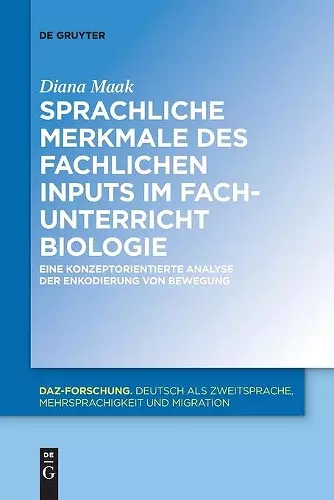 Sprachliche Merkmale Des Fachlichen Inputs Im Fachunterricht Biologie cover