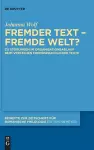 Fremder Text - fremde Welt? cover