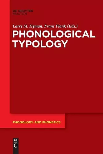 Phonological Typology cover