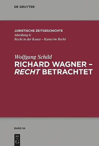 Richard Wagner - recht betrachtet cover