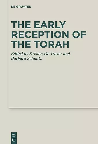 The Early Reception of the Torah cover