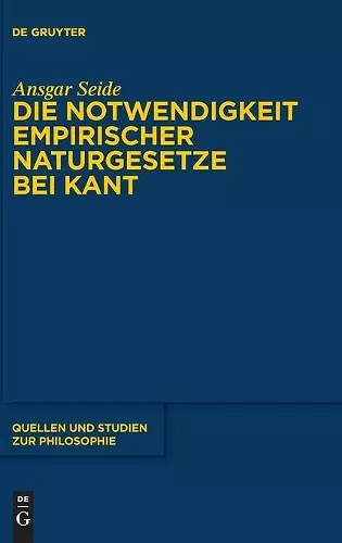 Die Notwendigkeit Empirischer Naturgesetze Bei Kant cover