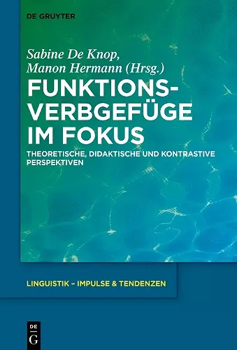Funktionsverbgefüge im Fokus cover