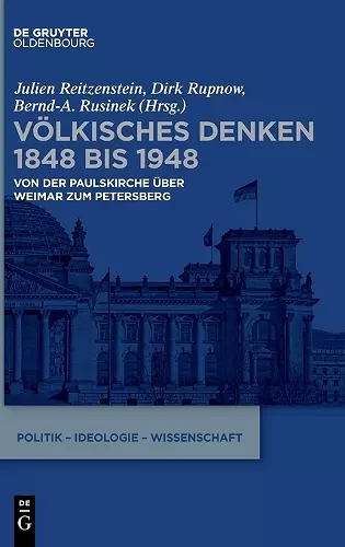 Völkisches Denken 1848 bis 1948 cover
