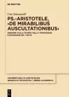 Ps.-Aristotele, ›De mirabilibus auscultationibus‹ cover