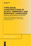 Type Noun Constructions in Slavic, Germanic and Romance Languages cover