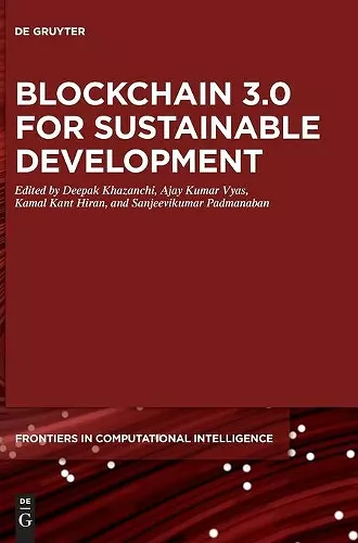 Blockchain 3.0 for Sustainable Development cover