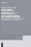 Gegen / Gewalt / Schreiben cover