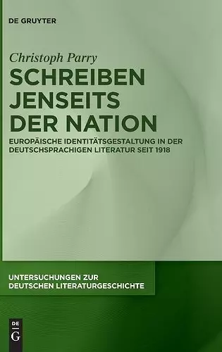 Schreiben Jenseits Der Nation cover