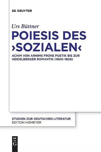 Poiesis Des 'Sozialen' cover