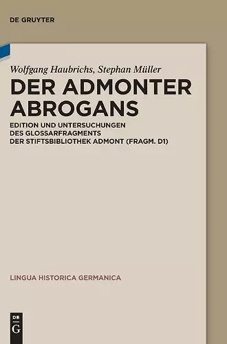 Der Admonter Abrogans cover