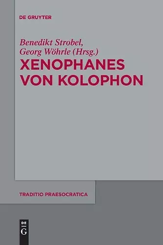 Xenophanes Von Kolophon cover