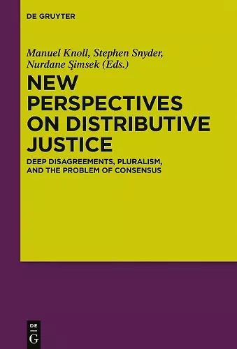 New Perspectives on Distributive Justice cover