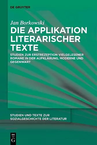 Die Applikation literarischer Texte cover