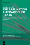 Die Applikation literarischer Texte cover