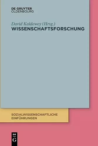 Wissenschaftsforschung cover