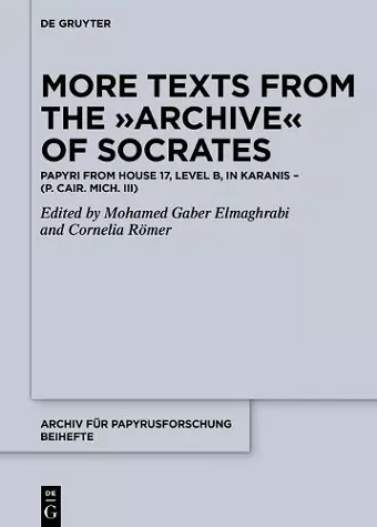 More Texts from the Archive of Socrates cover