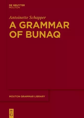 A Grammar of Bunaq cover