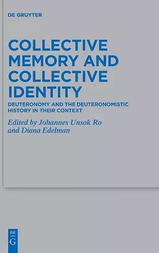 Collective Memory and Collective Identity cover