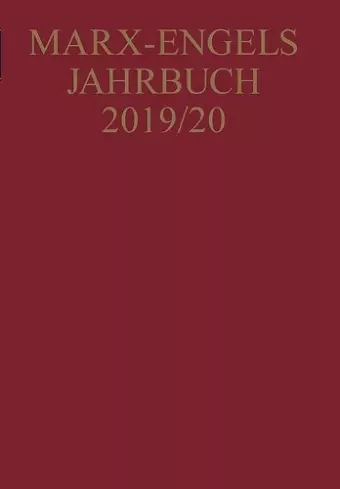 Marx-Engels-Jahrbuch 2019/20 cover