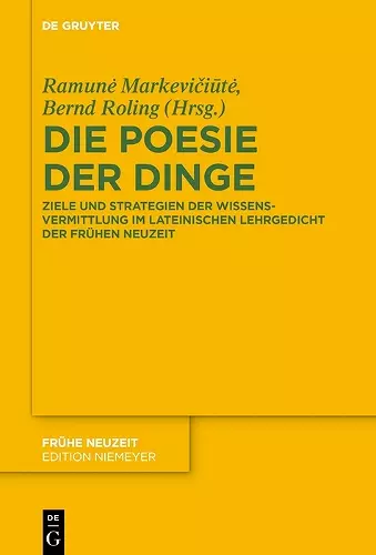 Die Poesie der Dinge cover