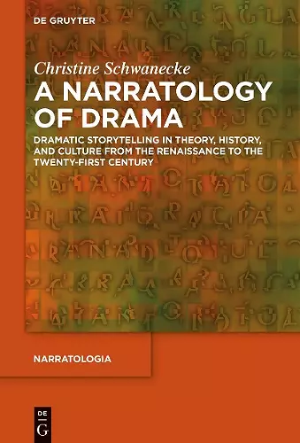 A Narratology of Drama cover