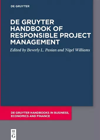 De Gruyter Handbook of Responsible Project Management cover