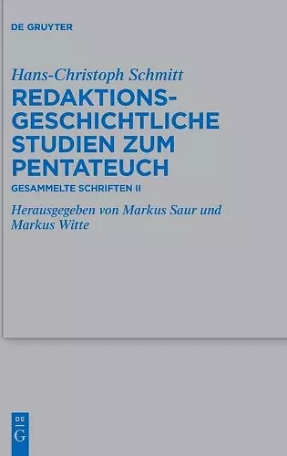 Redaktionsgeschichtliche Studien zum Pentateuch cover